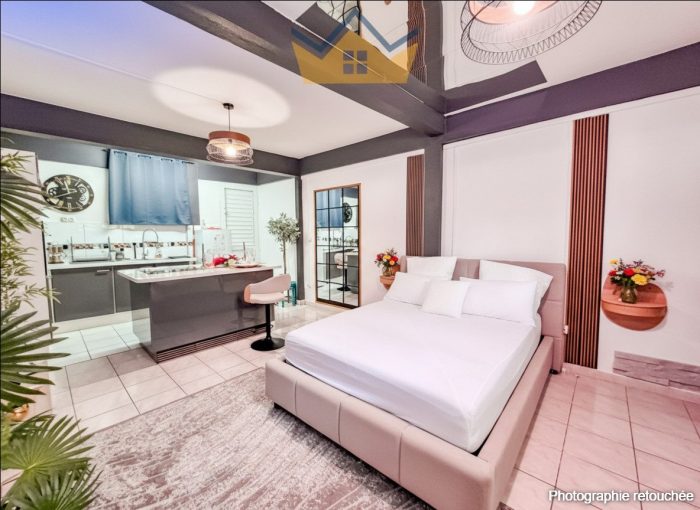 Appartement T2 rénové avec Rooftop commun vue mer vue 360° - Schoelcher